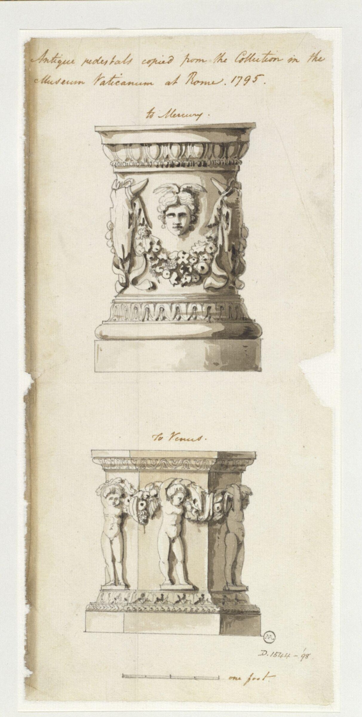 Drawing, Charles Heathcote Tatham, 1794-1796