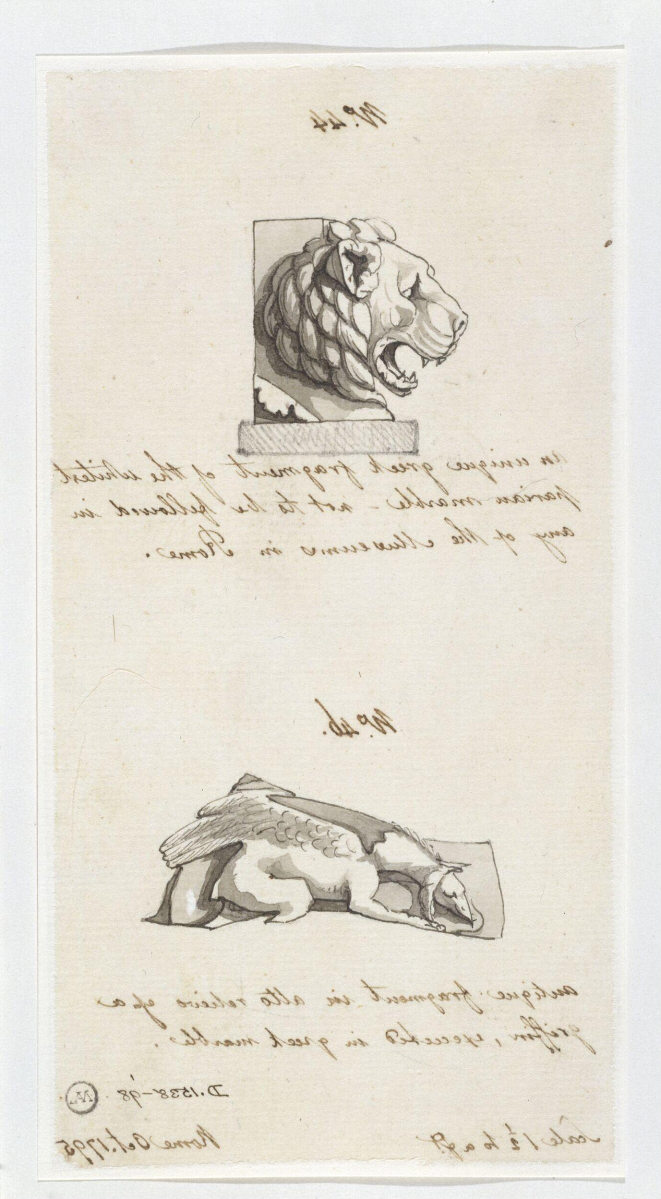 Drawing, Charles Heathcote Tatham, 1794-1796