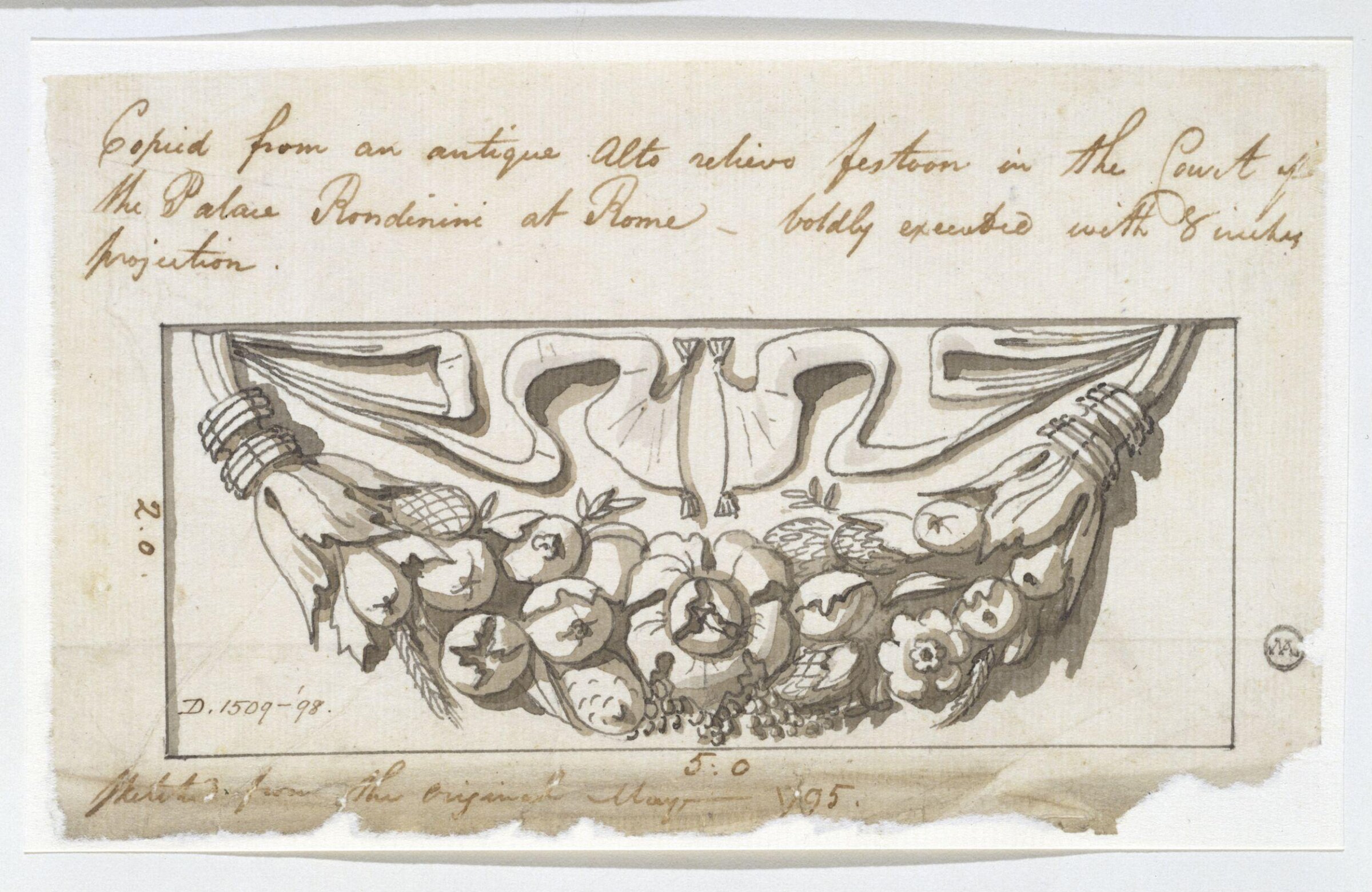 Drawing, Charles Heathcote Tatham, 1794-1796