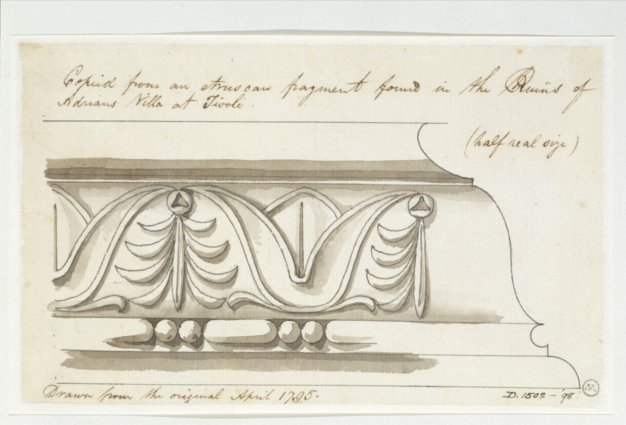 Drawing, Charles Heathcote Tatham, 1794-1796