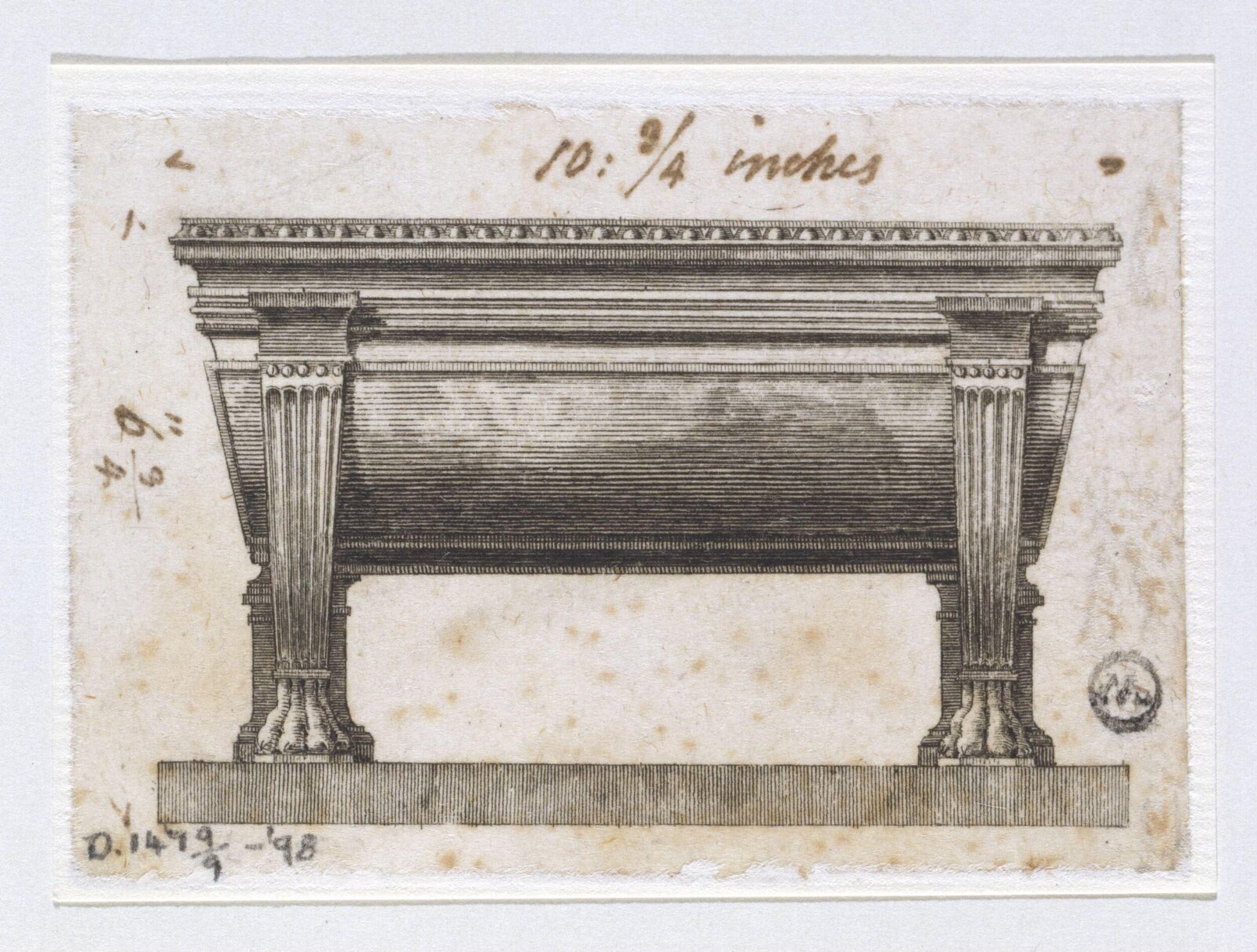 Drawing, Charles Heathcote Tatham, 1794-1796