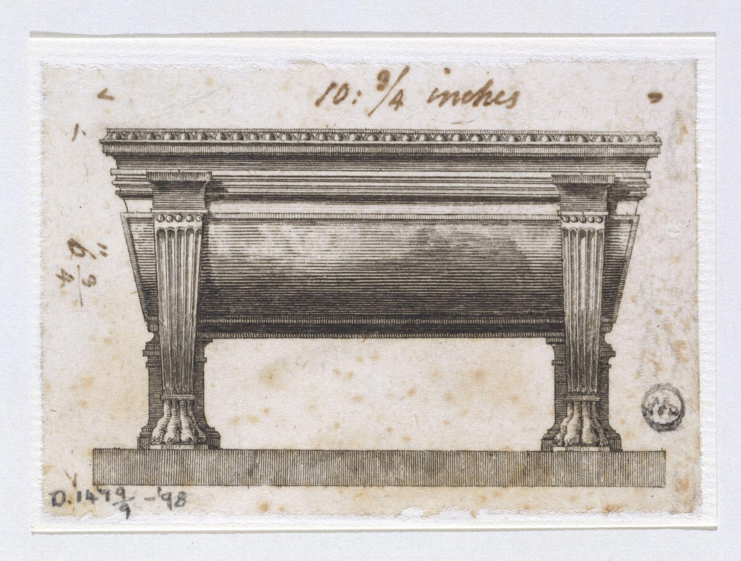 Drawing, Charles Heathcote Tatham, 1794-1796