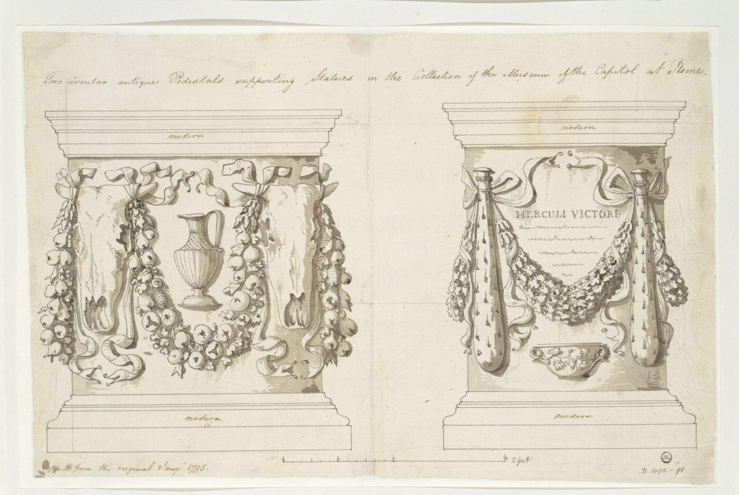 Drawing, Charles Heathcote Tatham, 1794-1796