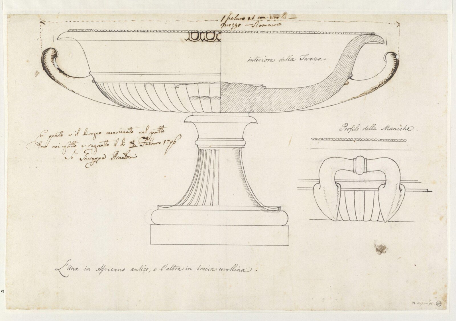 Drawing, Charles Heathcote Tatham, 1794-1796