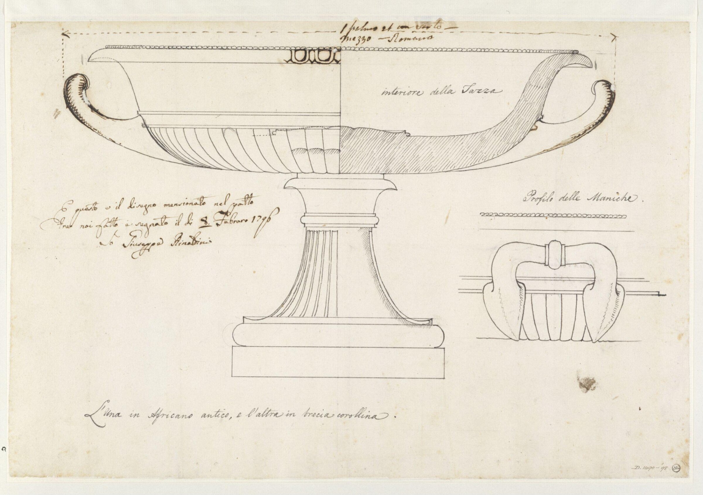 Drawing, Charles Heathcote Tatham, 1794-1796
