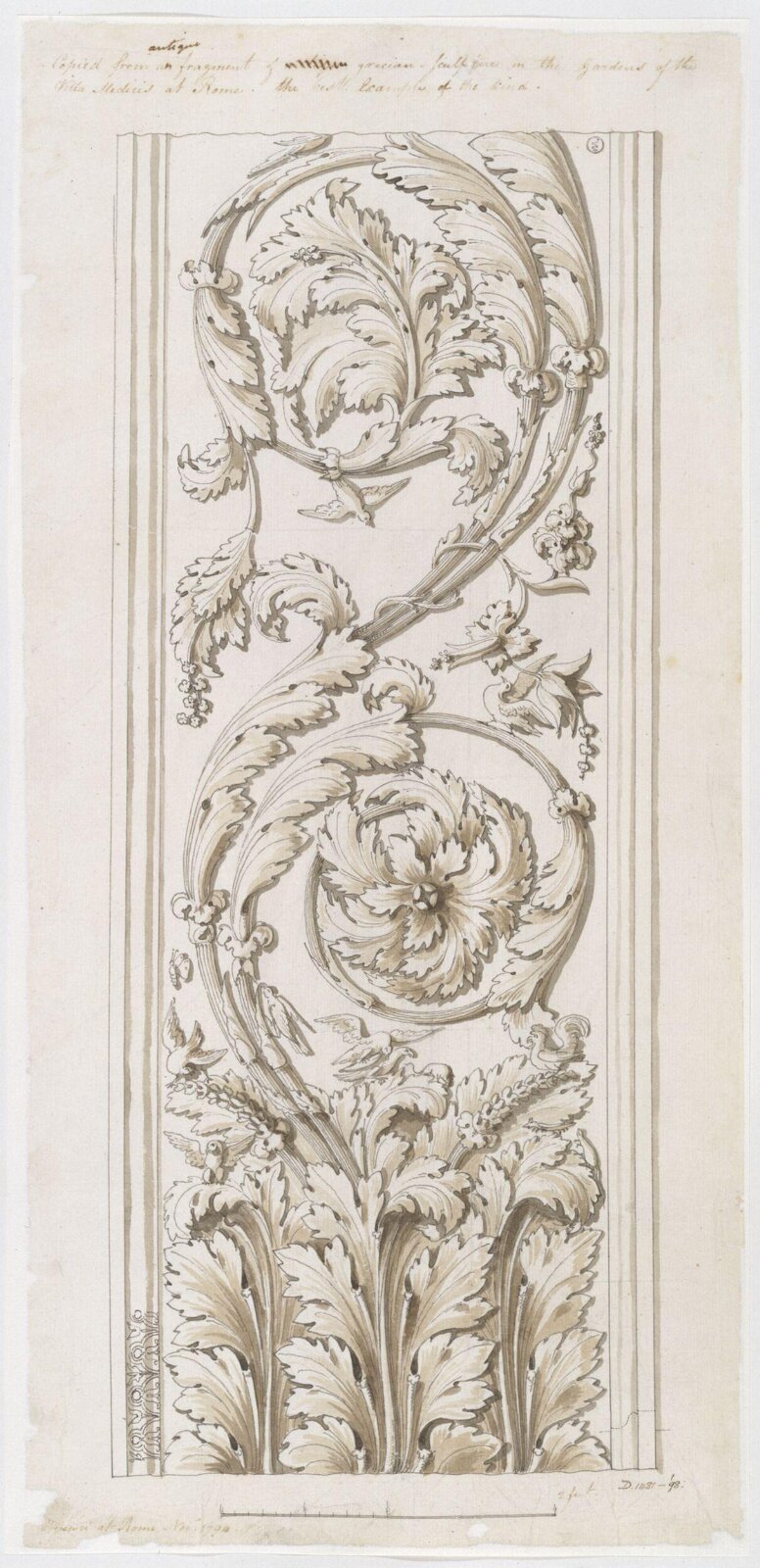 Drawing, Charles Heathcote Tatham, 1794-1796