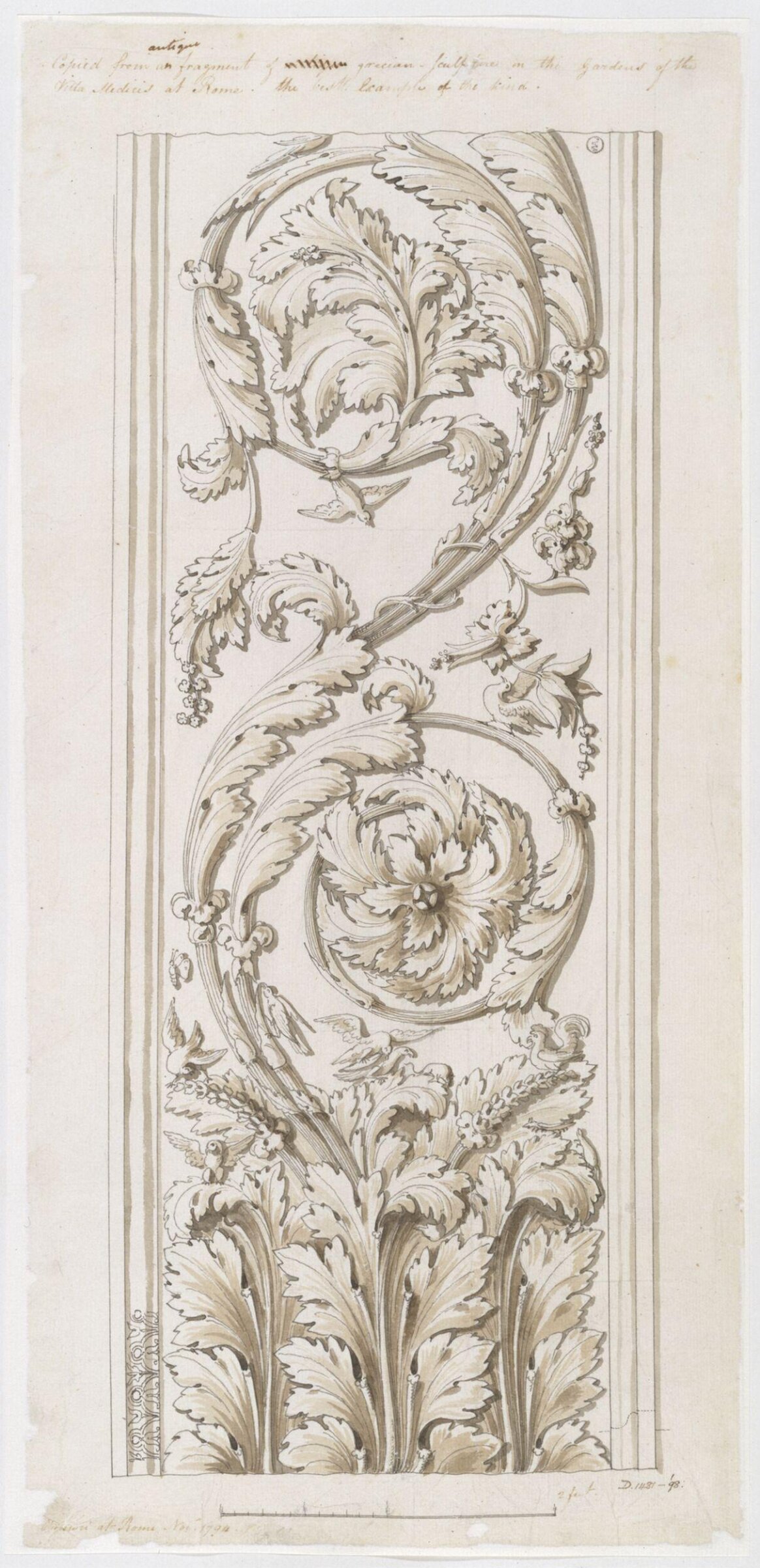 Drawing, Charles Heathcote Tatham, 1794-1796