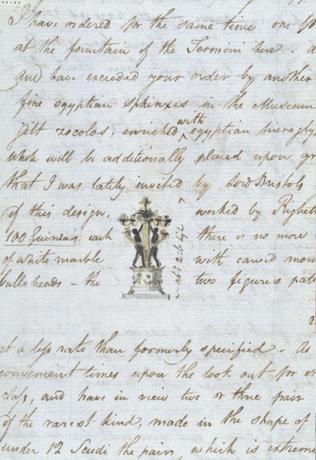 Drawing, Charles Heathcote Tatham, 1794-1796