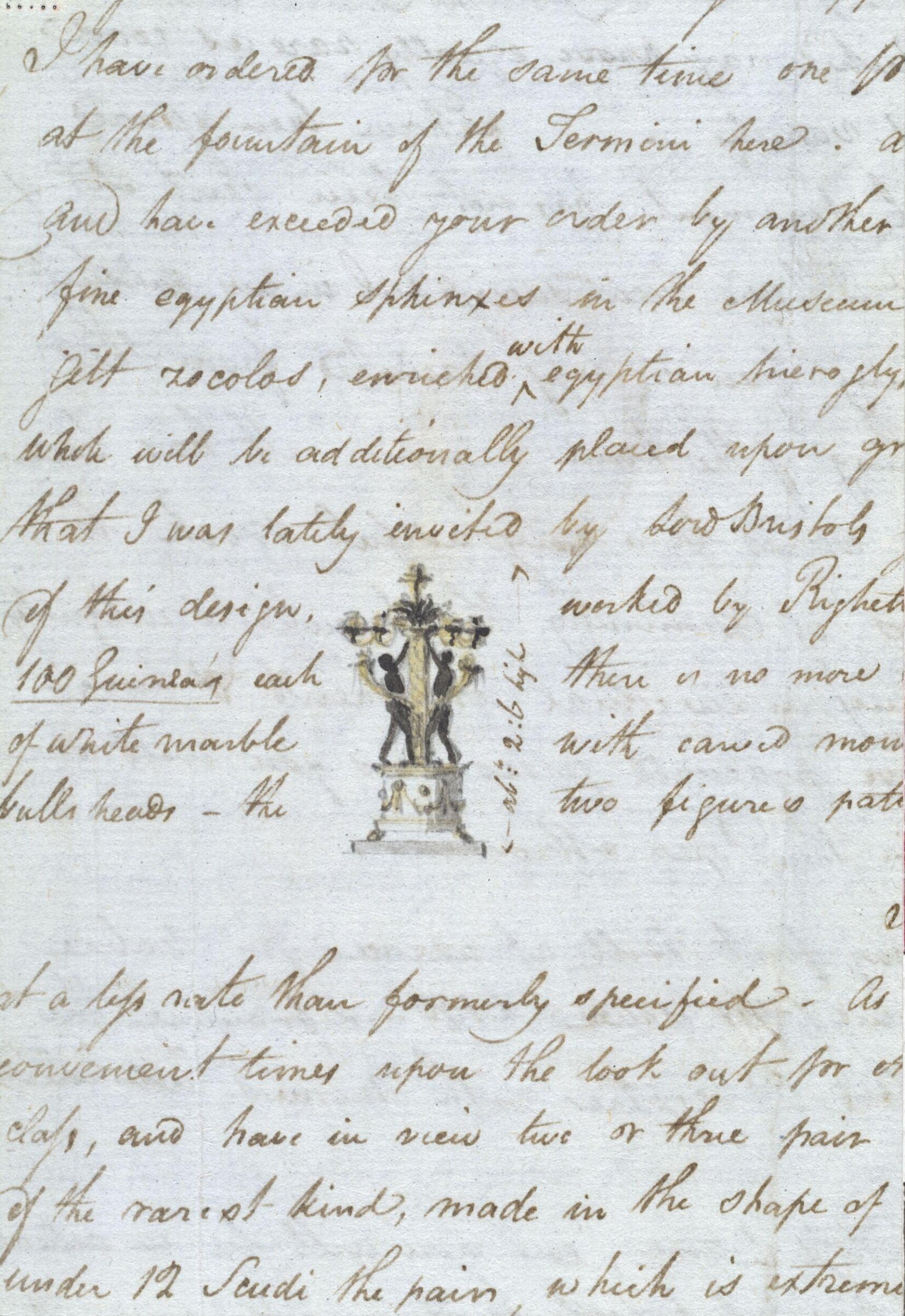 Drawing, Charles Heathcote Tatham, 1794-1796