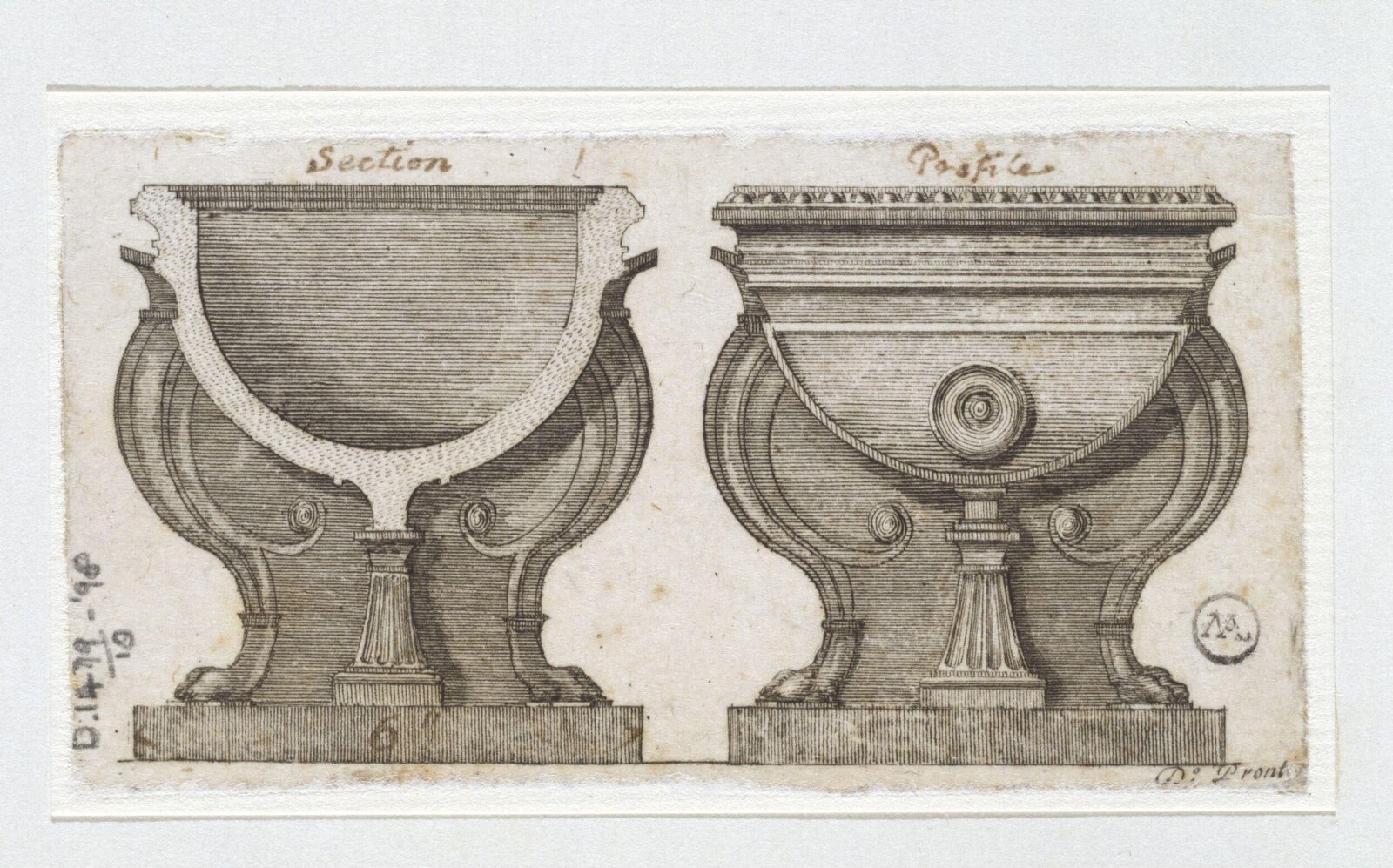 Drawing, Charles Heathcote Tatham, 1794-1796
