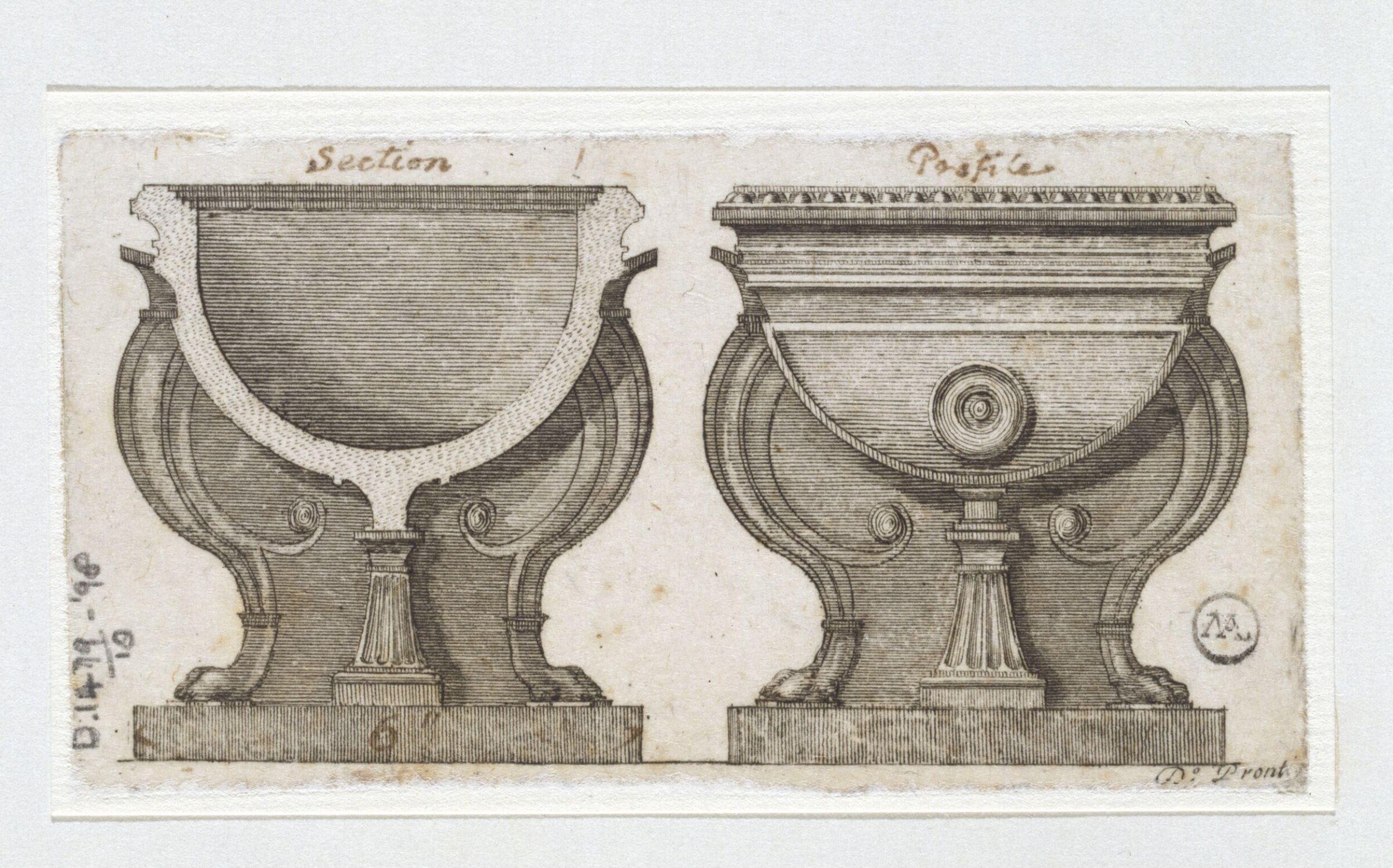 Drawing, Charles Heathcote Tatham, 1794-1796