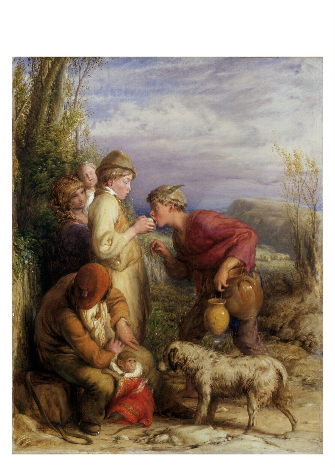 Giving a Bite, William Mulready, 1834