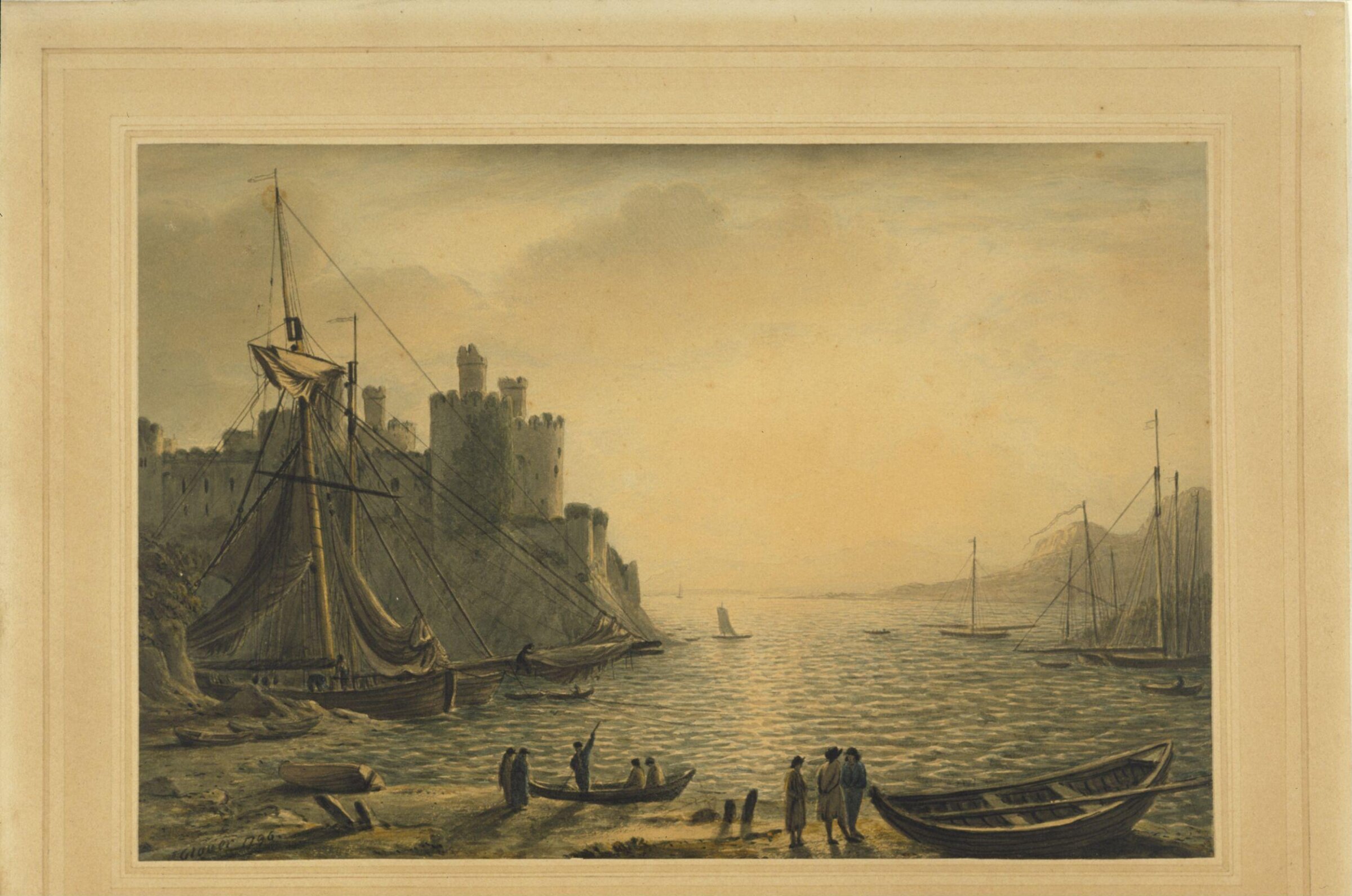 A Castle Near the Sea, John Glover, 1796