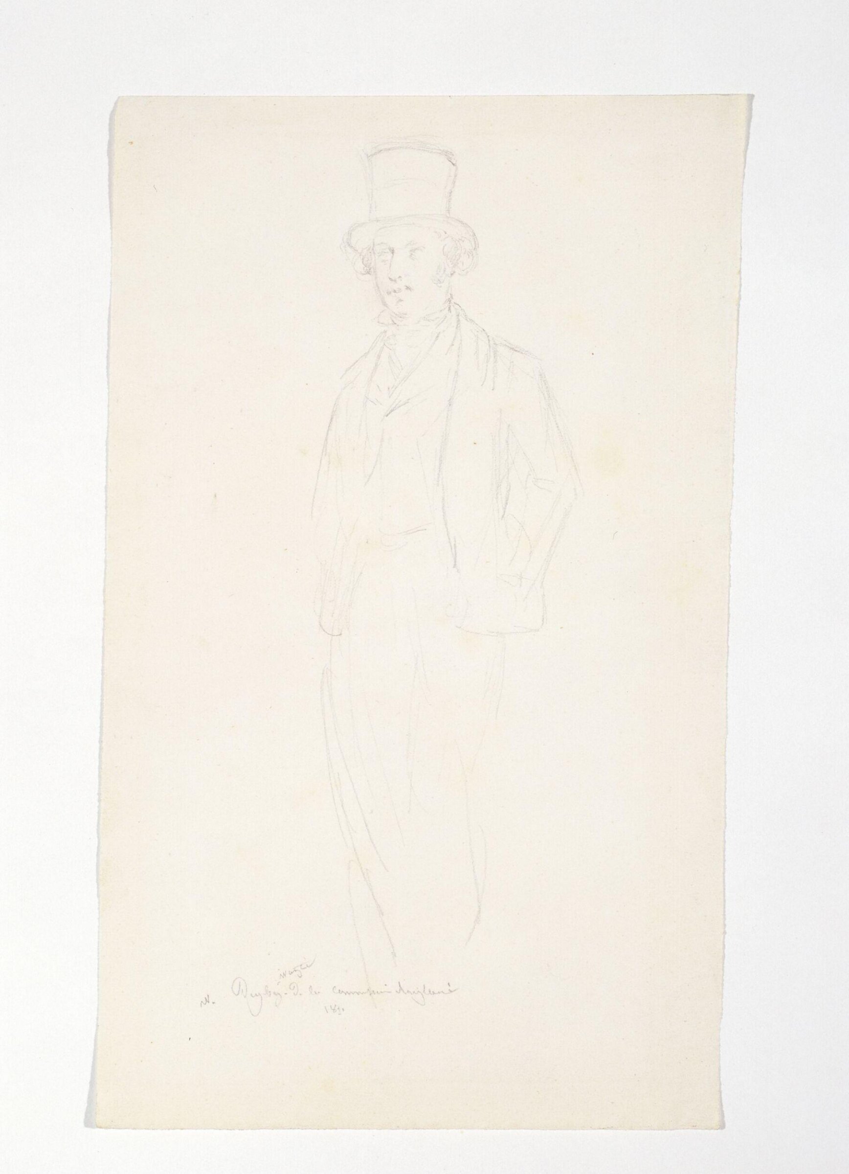 Drawing, Prosper Lafaye, 1851