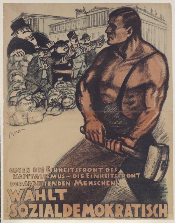 Wählt Sozialdemokratisch | Biró, Mihály | V&A Explore The Collections