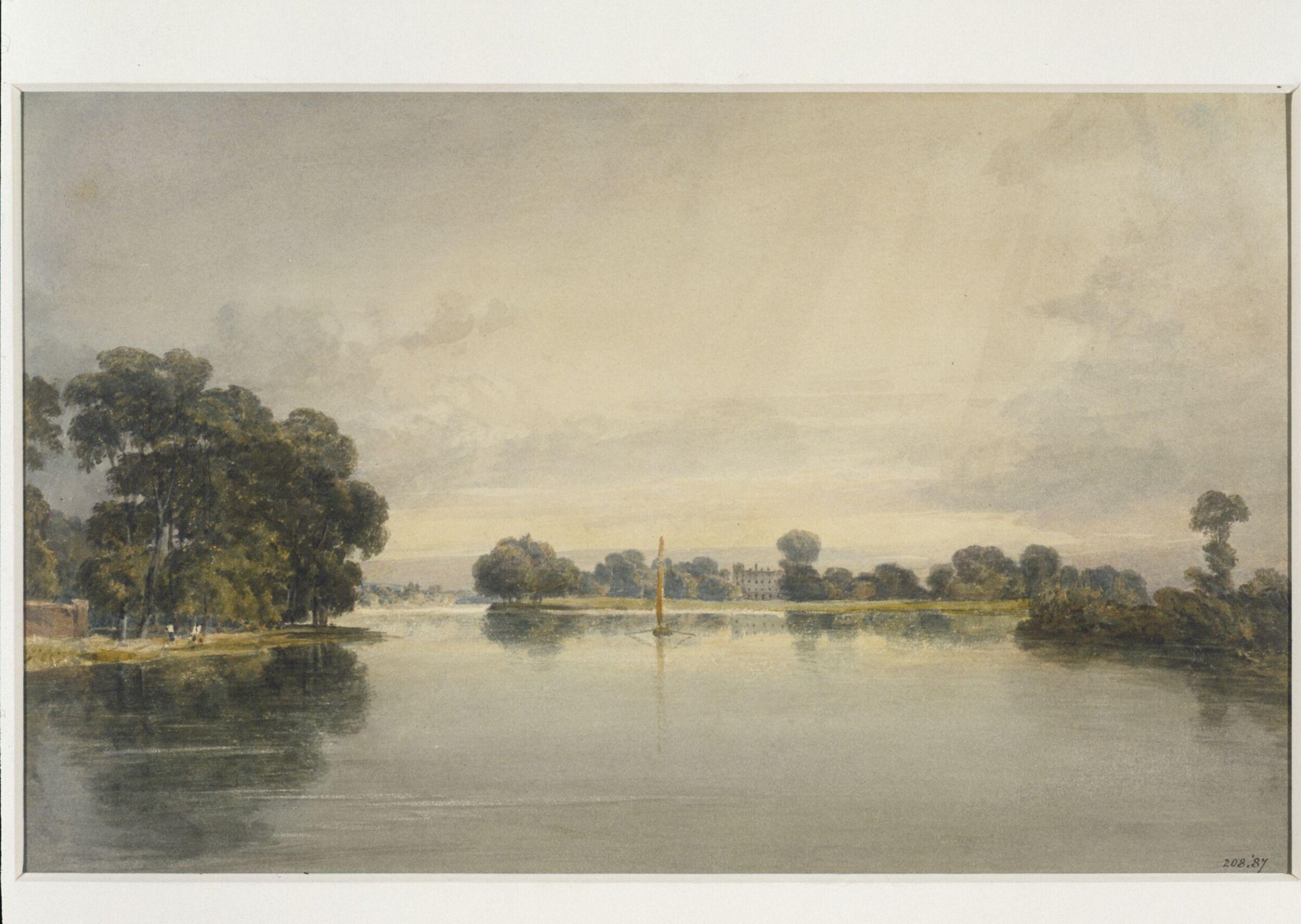 On the Thames, Turner, ca. 1804