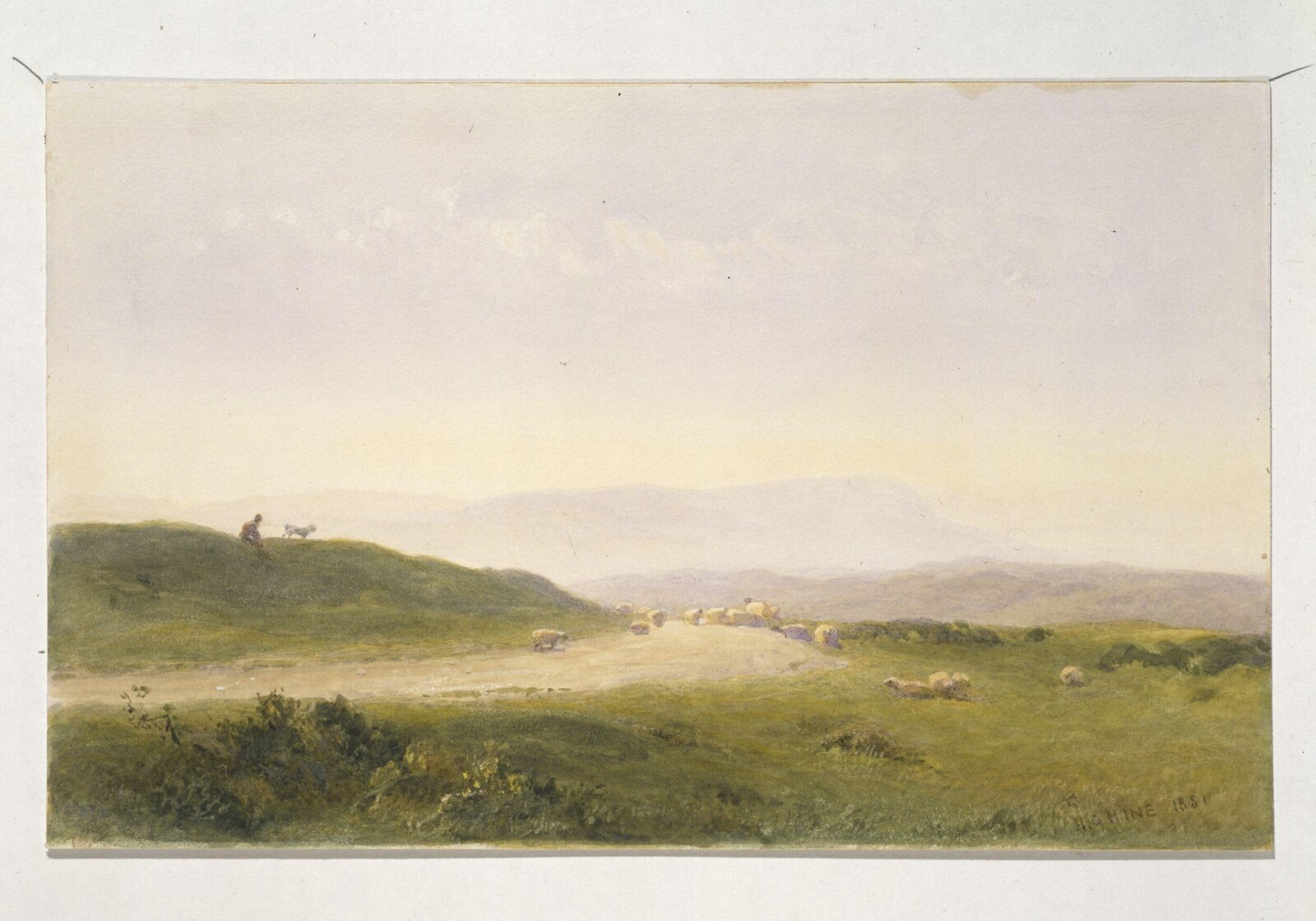 South Downs, Henry George VPRI Hine, ca.1830-1895