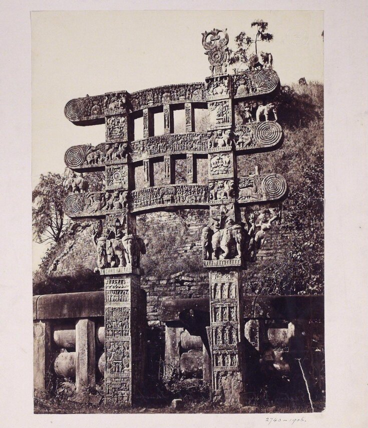 The Eastern gateway at Sanchi top image