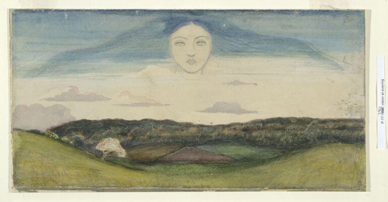 Vision at Evening, Paul Nash, 1911