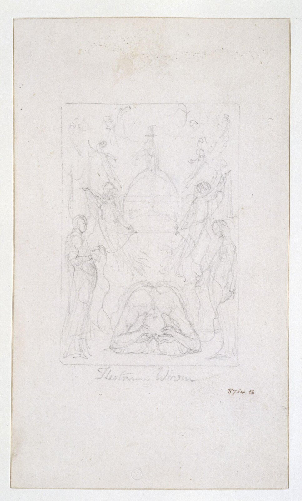 Drawing, William Blake, ca.1797