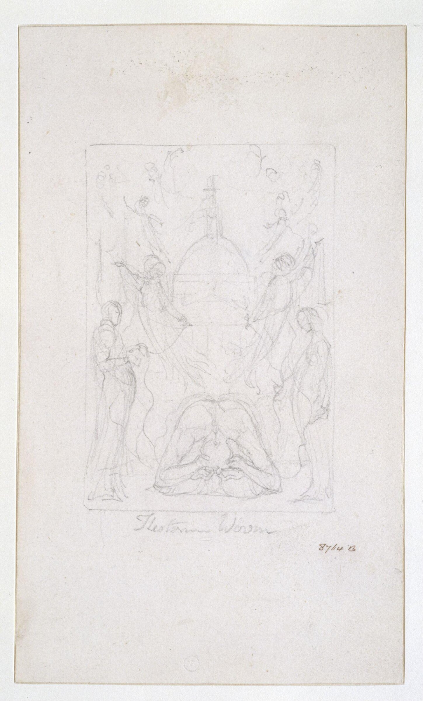 Drawing, Уильям Блейк, ок. 1797