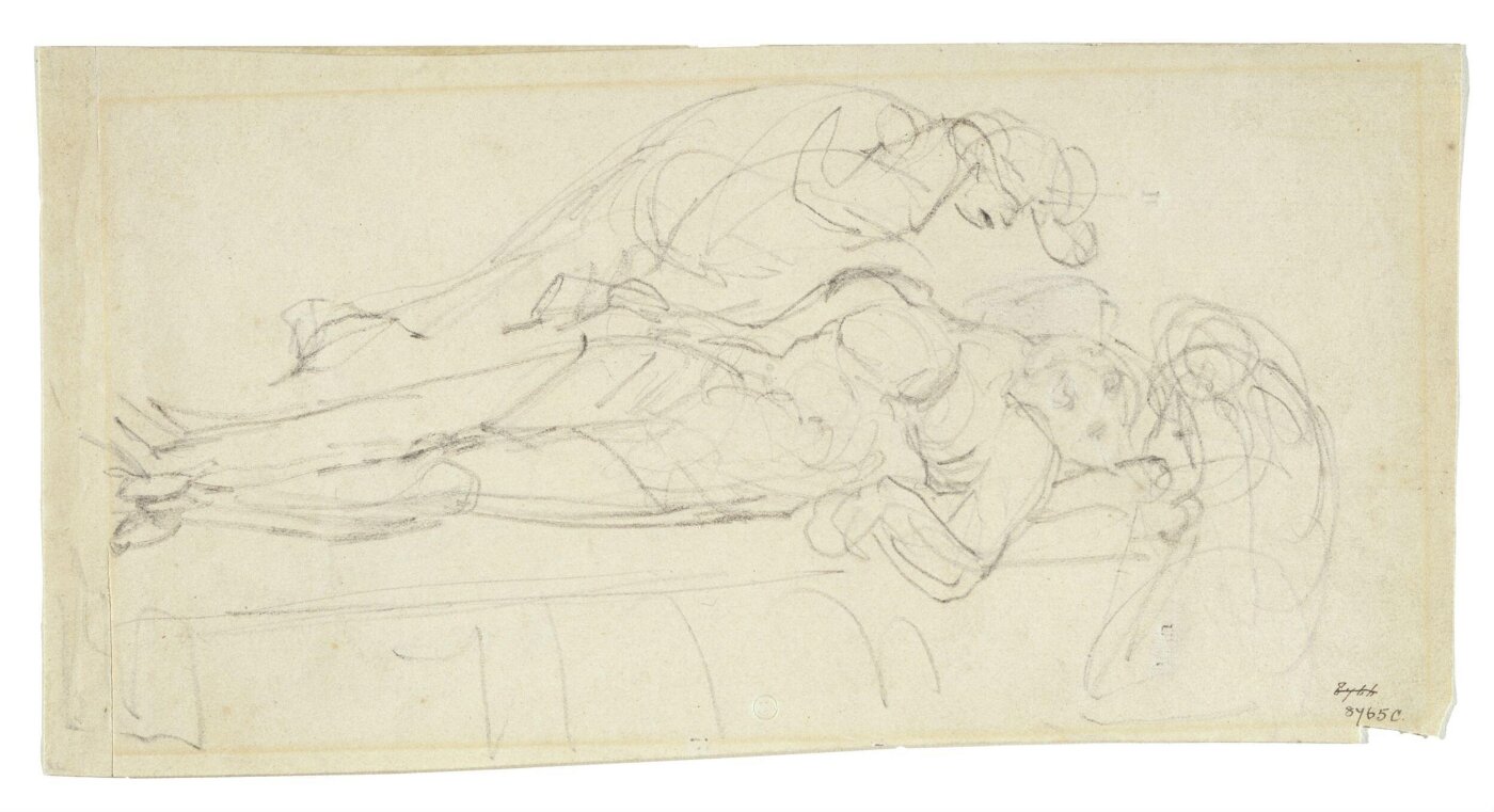 William Blake, The death of the strong, wicked man