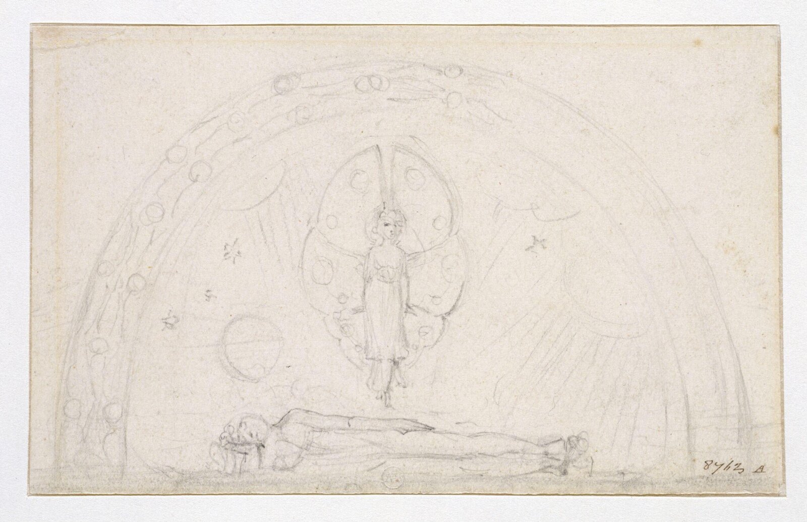 Drawing, william blake, ca.1810