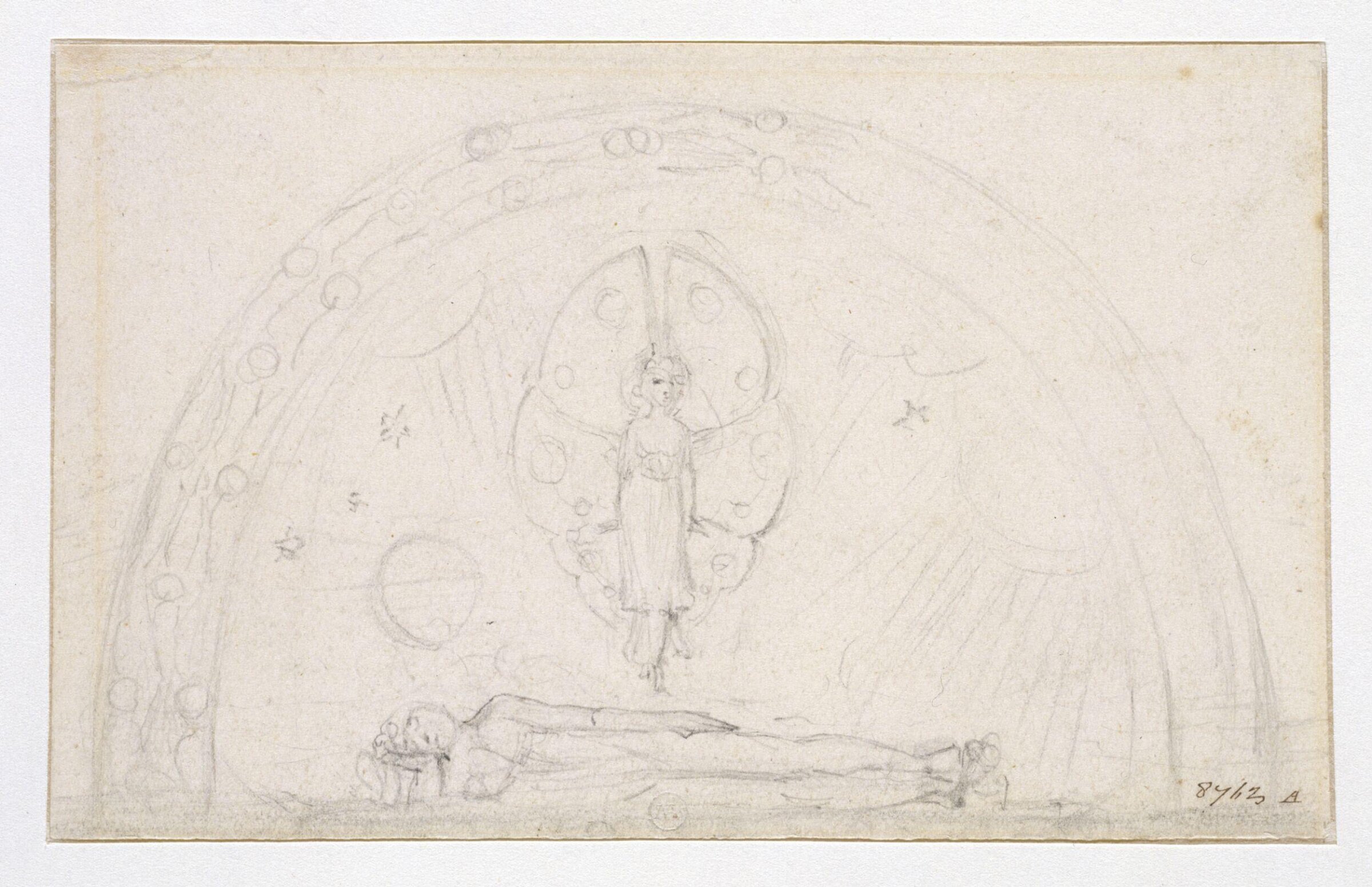 Drawing, william blake, ca.1810