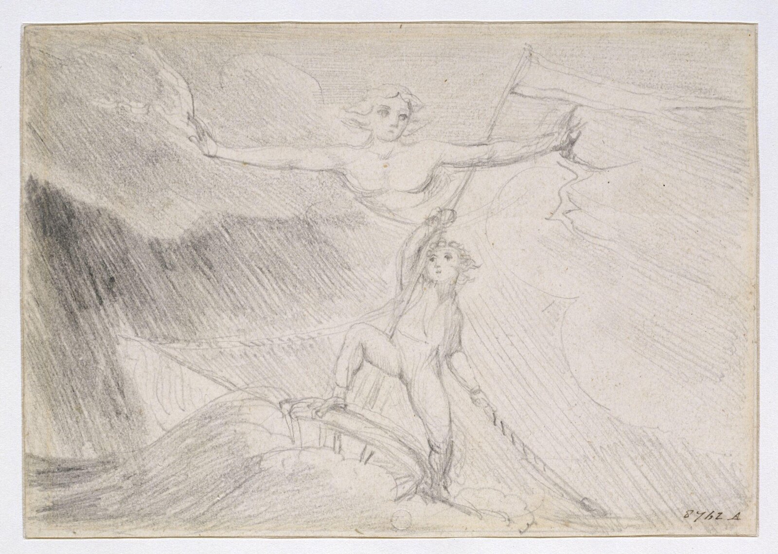 Drawing, william blake, september 1800