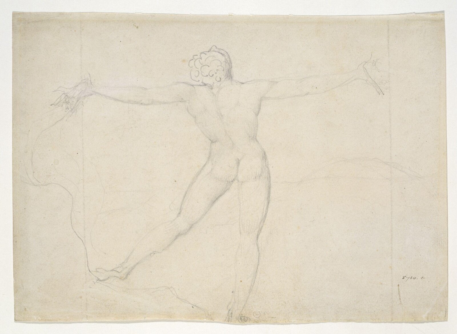 Drawing, William Blake, ca. 1780