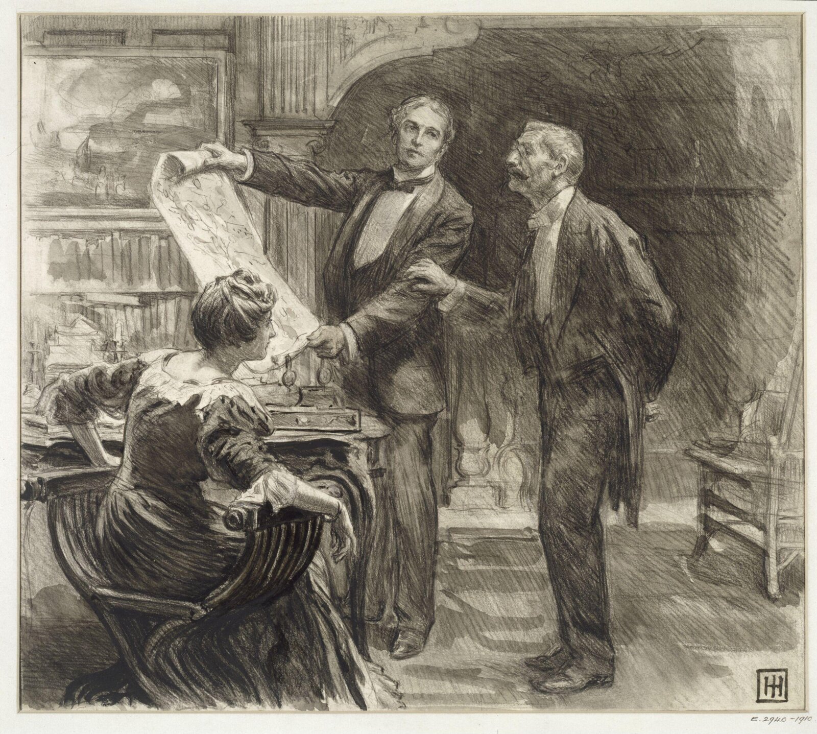 Drawing, George Percy Jacomb-Hood, 1906