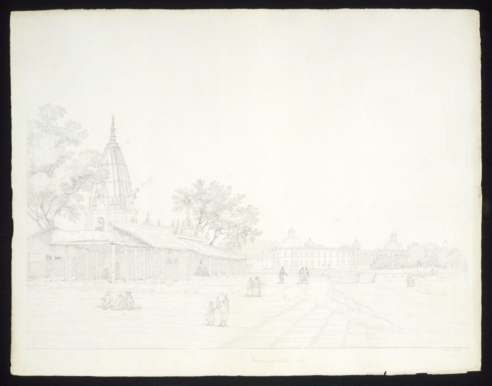 Lucknow panorama, Robert Smith, 1832