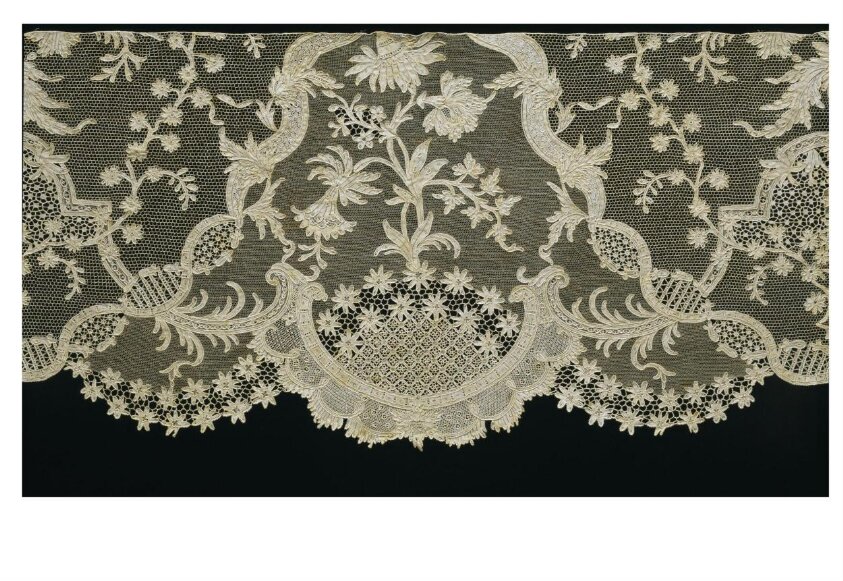 Flounce — Burano Lace School — 1880s
