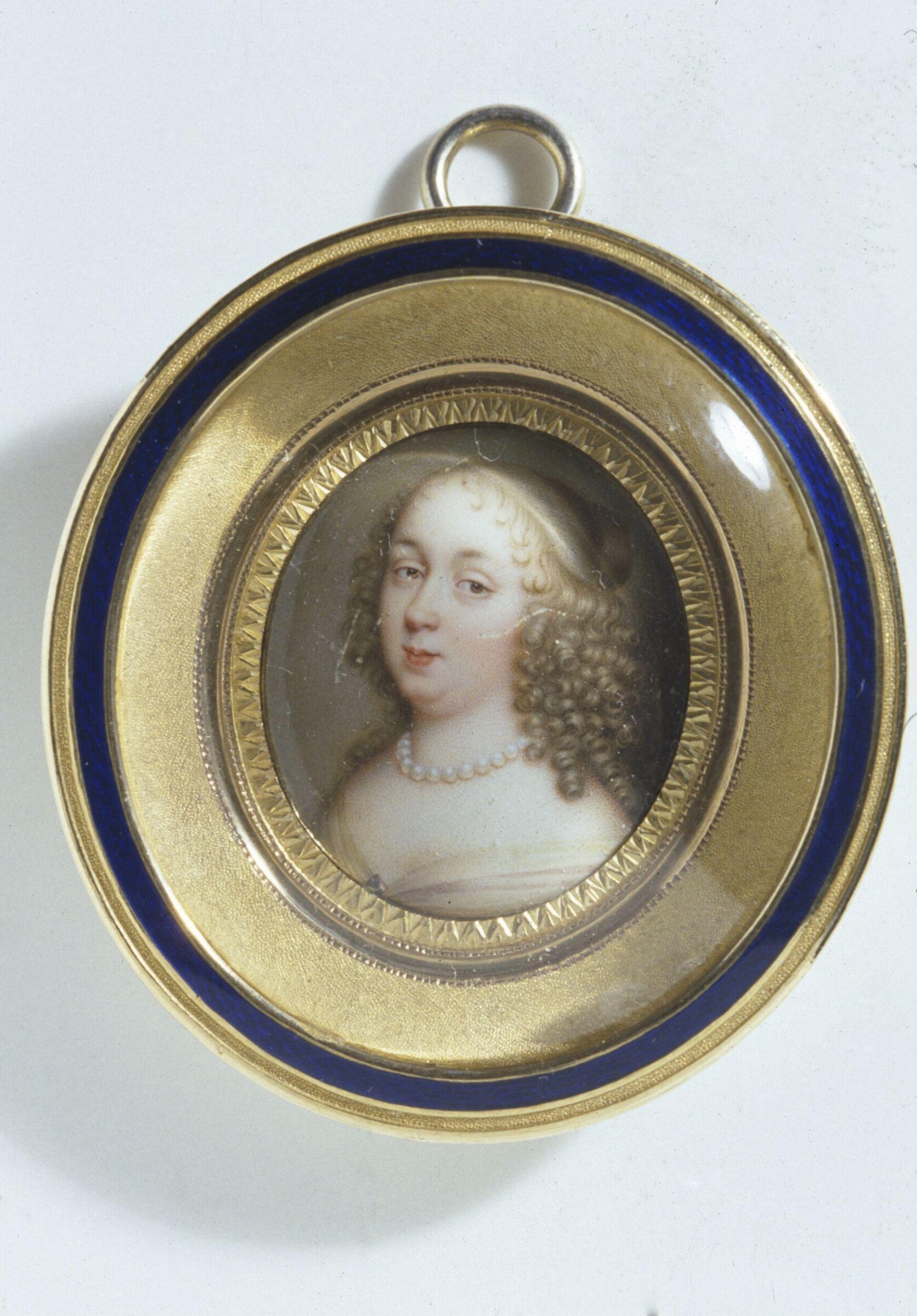 Gabrielle Louise de St. Simon, Duchesse de Brissac, Petitot, ca. 1650-84