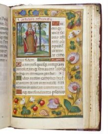 Book of Hours (Penitential Psalms, Office of the Dead, Suffrages only), in Latin] thumbnail 1