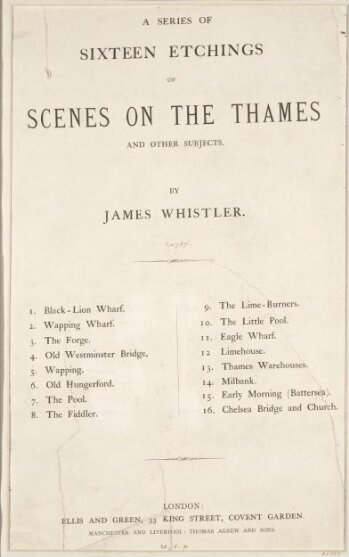 Title-page to The Thames Set