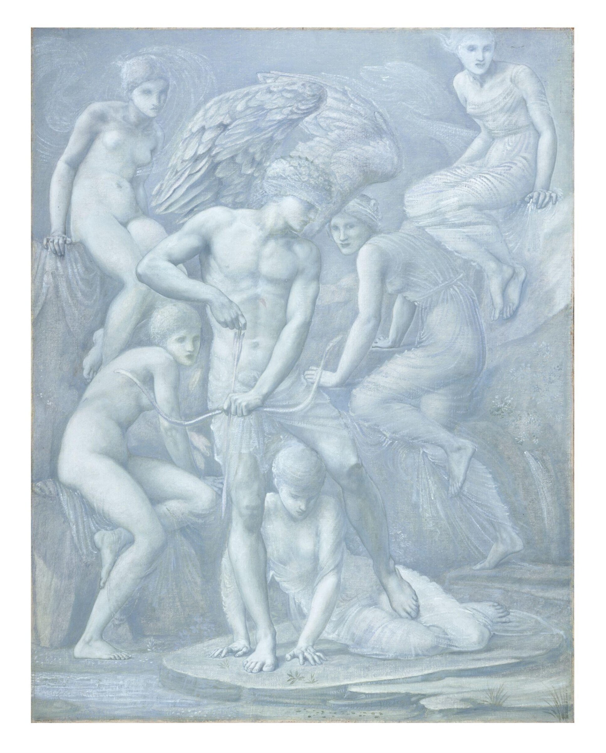 Cupid's Hunting Fields, Edward Coley Burne-Jones, 1880
