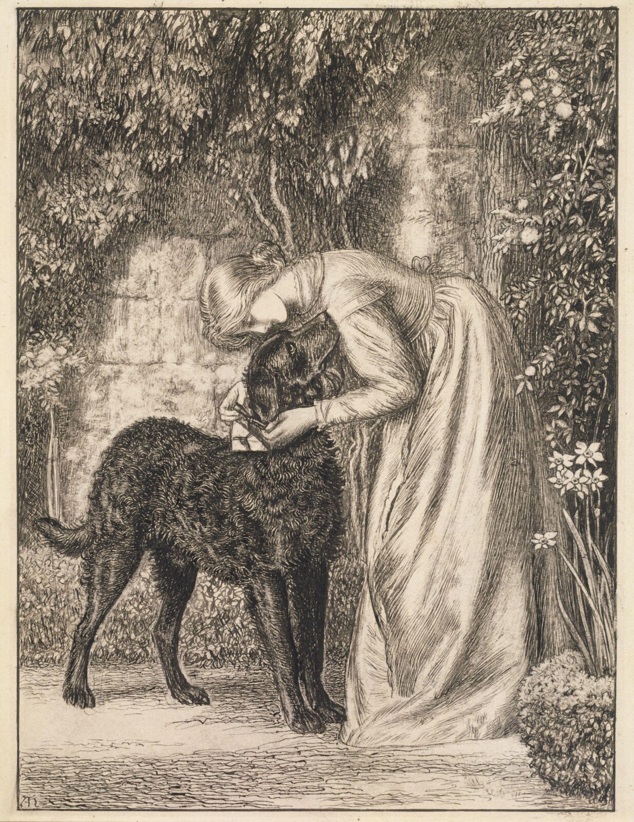 The Letter, Arthur Hughes, 1871