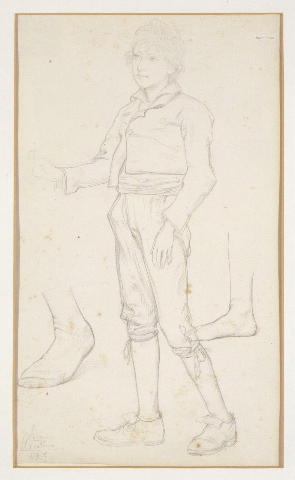 Drawing, Frederic Lord Leighton, c.1853-5