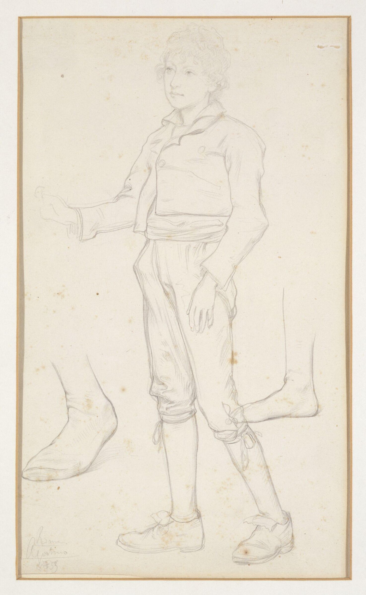 Drawing, Frederic Lord Leighton, ок. 1853–1855