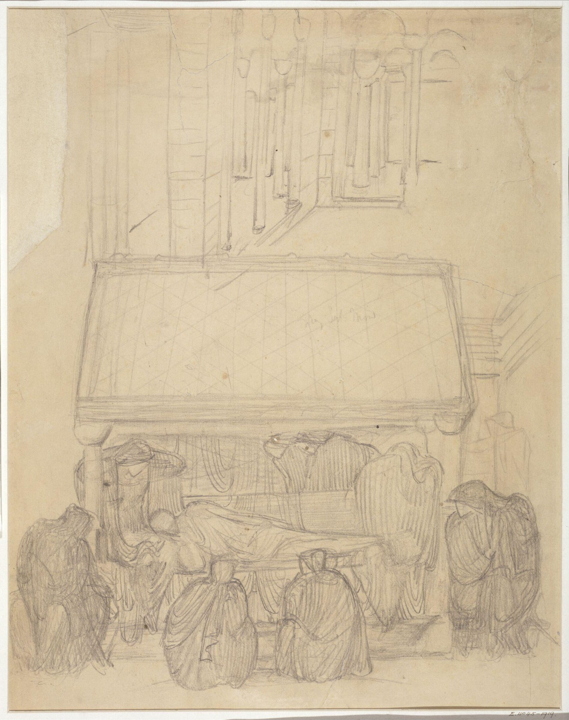 Drawing, Edward Coley Burne-Jones, 1833-1898
