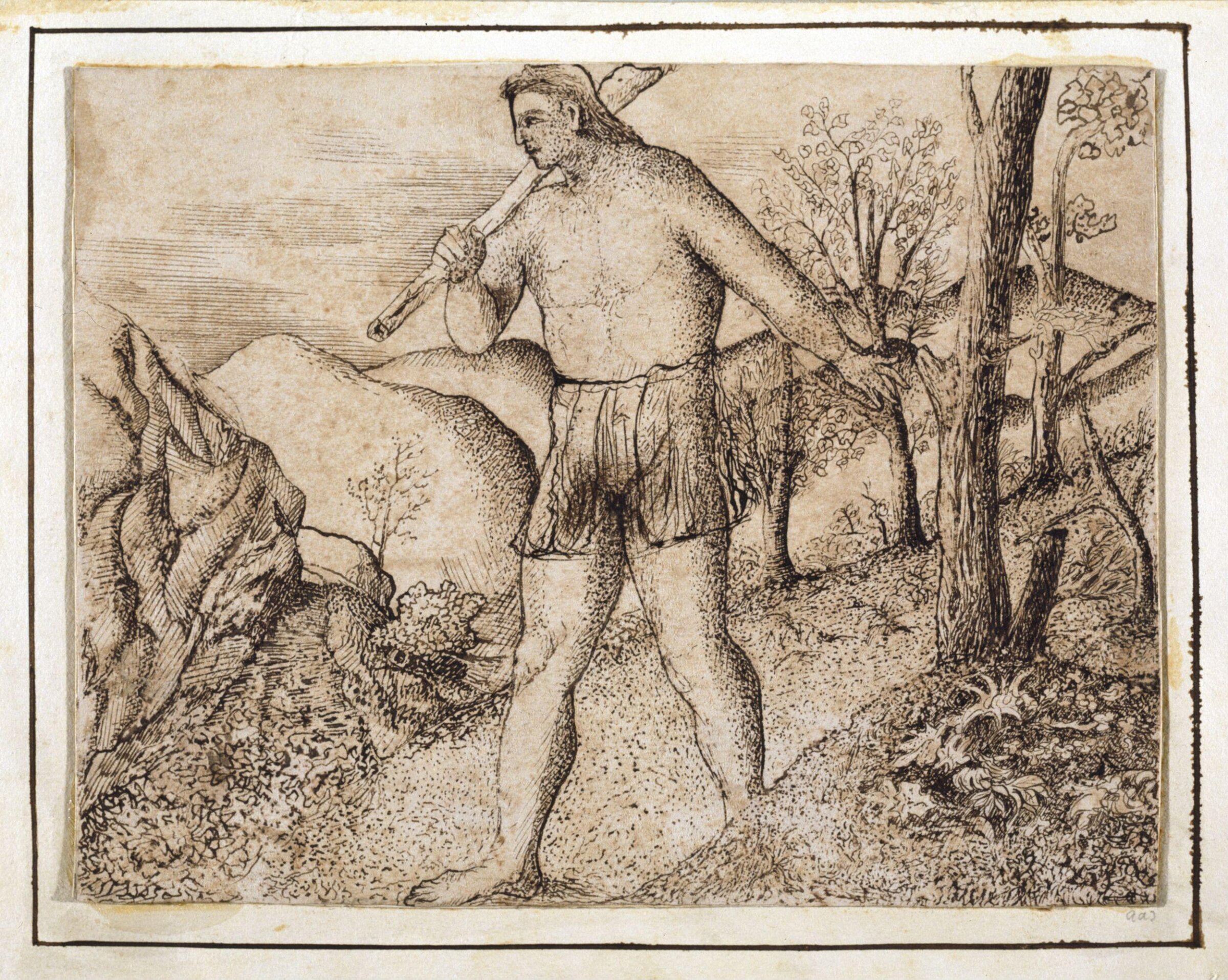 drawing from Ionides Album, Ionides, early nineteenth century