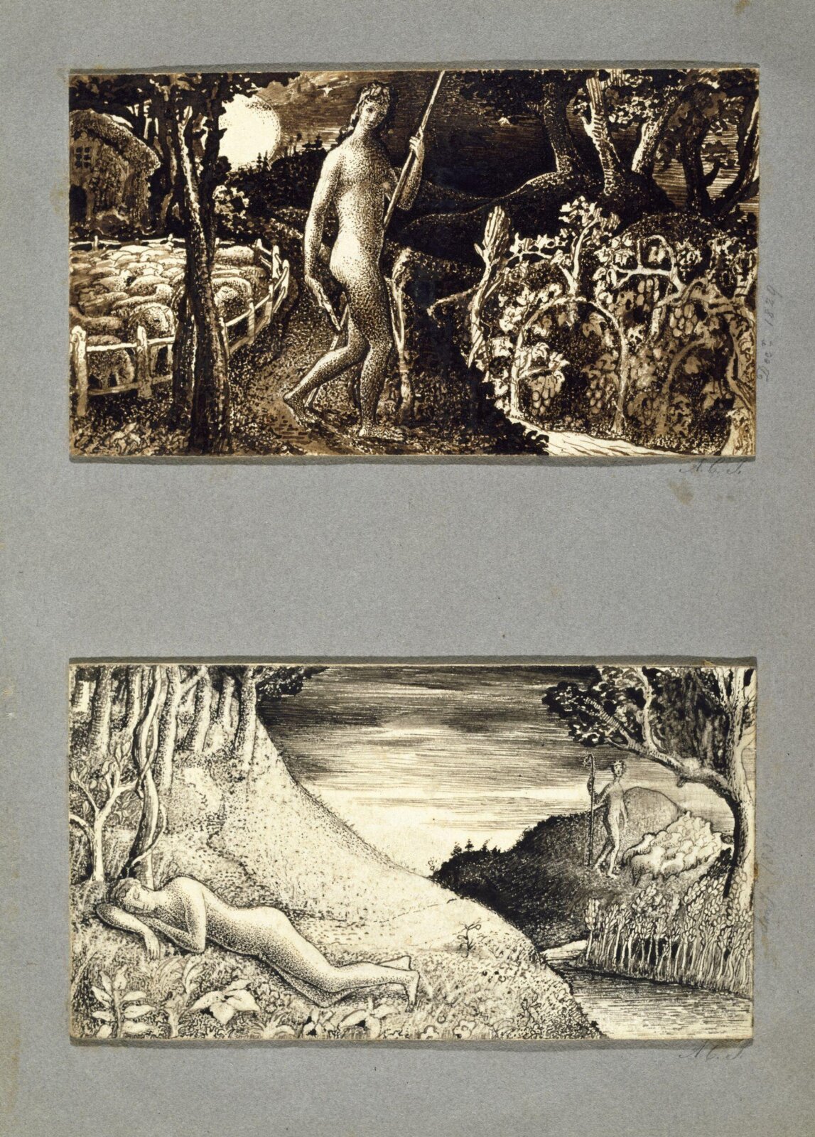 Drawing from the Ionides Album, Ionides, Early nineteenth century