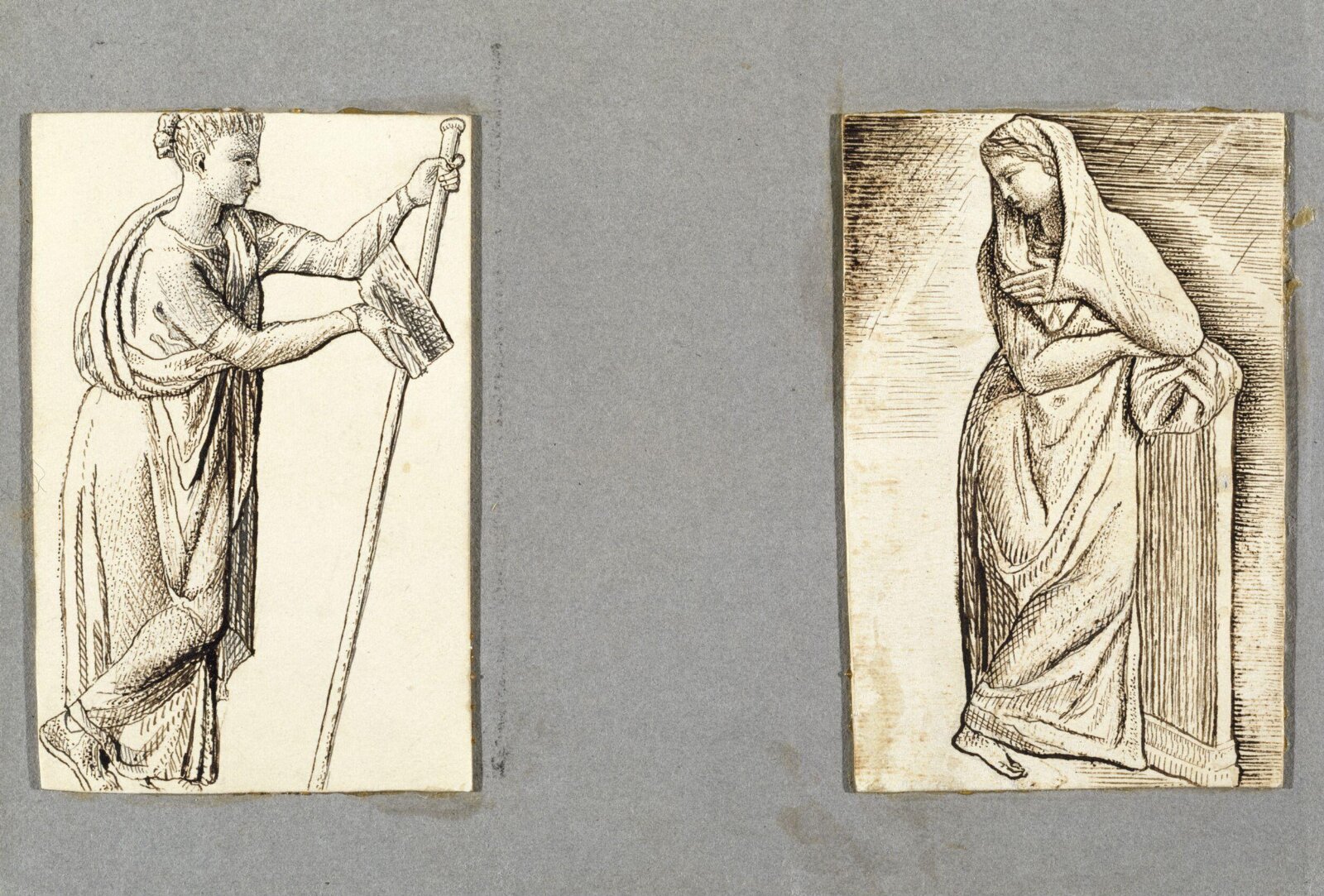 drawing from Ionides Album, Ionides, Early nineteenth century