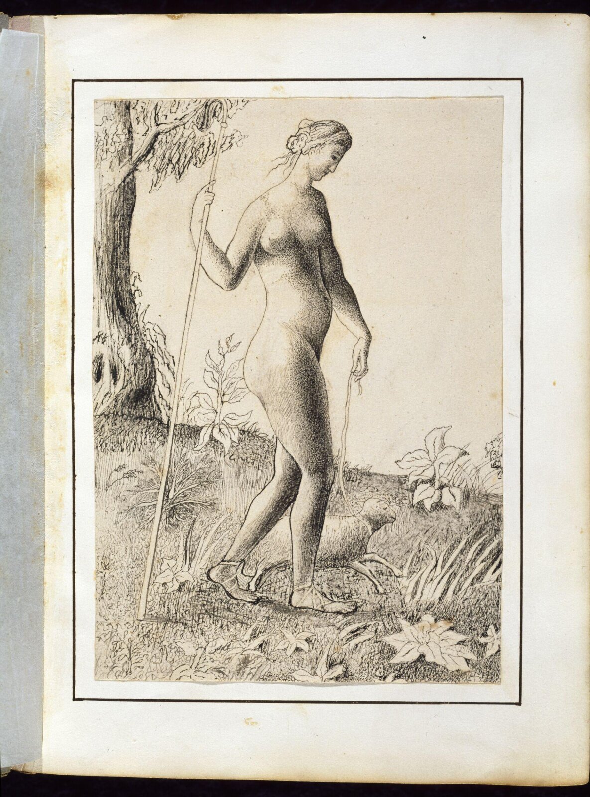 drawing from the Ionides Album, Ionides, early nineteenth century