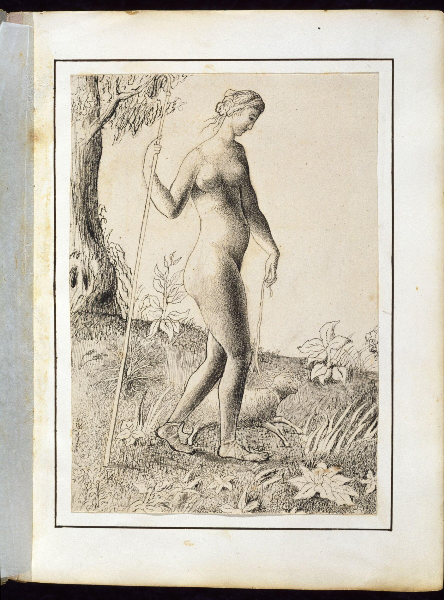 drawing from the Ionides Album, Ionides, early nineteenth century