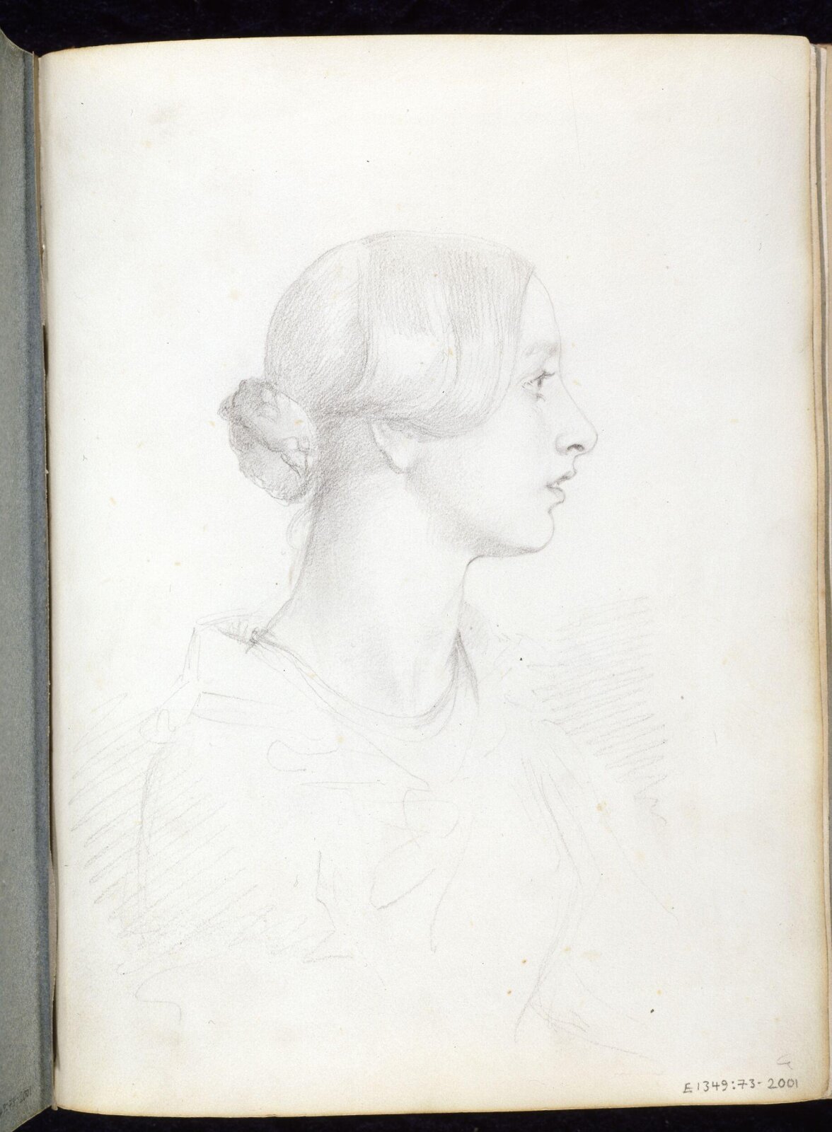 drawing from the Ionides Album, George Frederick Watts, mid nineteenth century