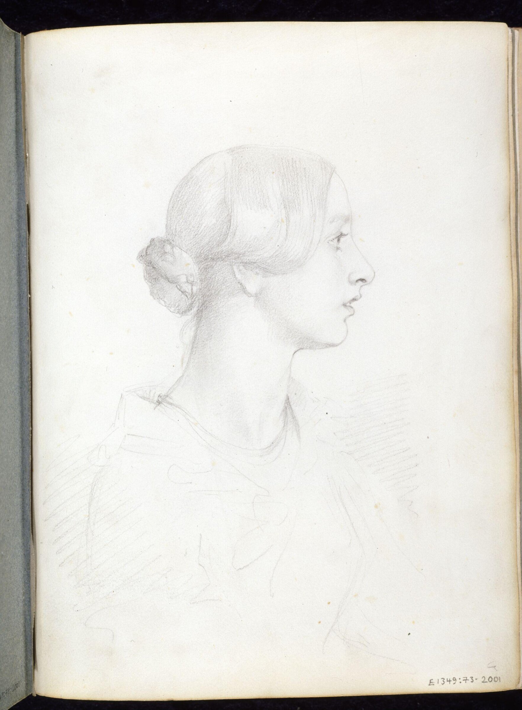 drawing from the Ionides Album, George Frederick Watts, mid nineteenth century