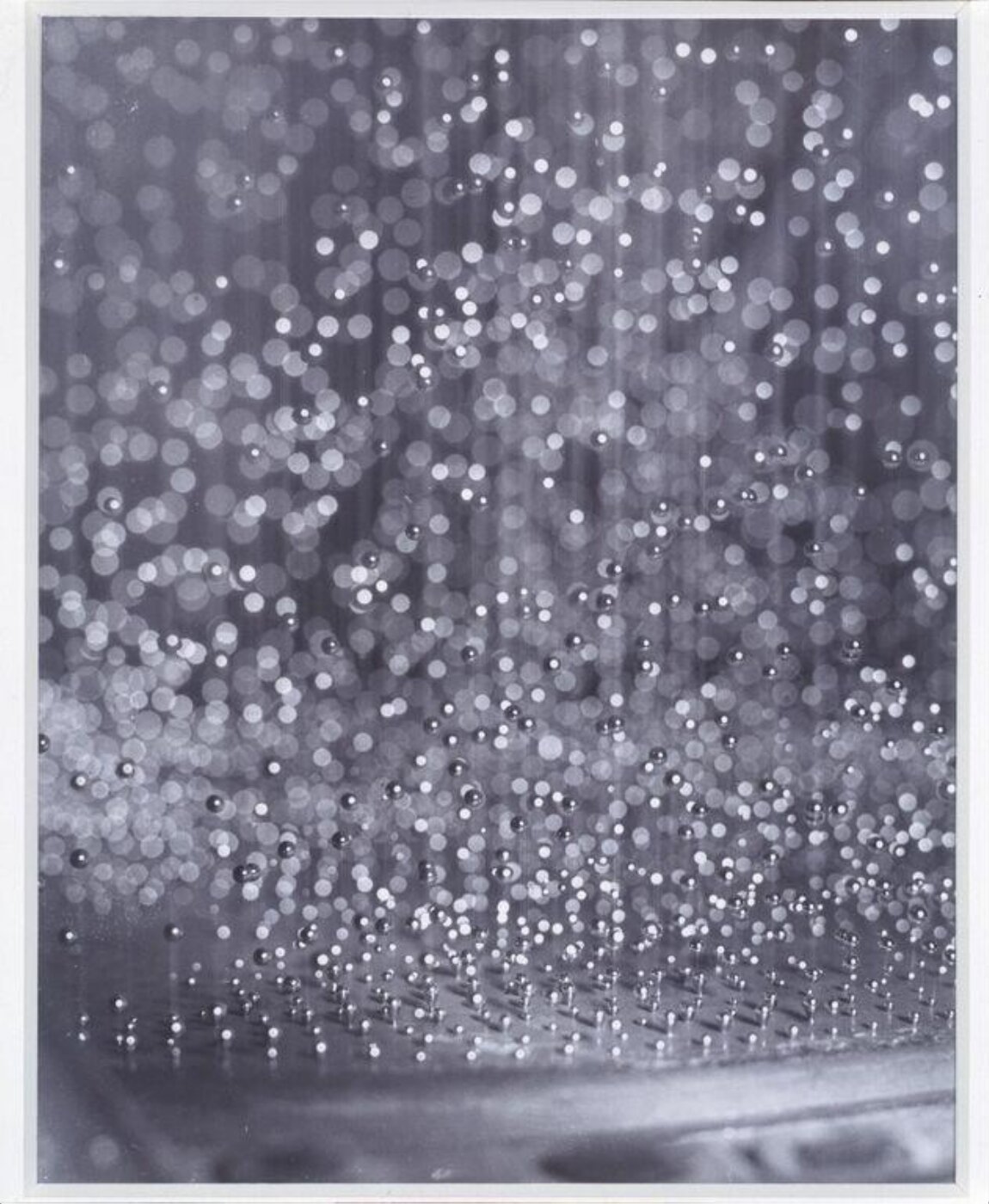 Harold Edgerton, Lead Falling in a Shot Tower, 1936, print 1963