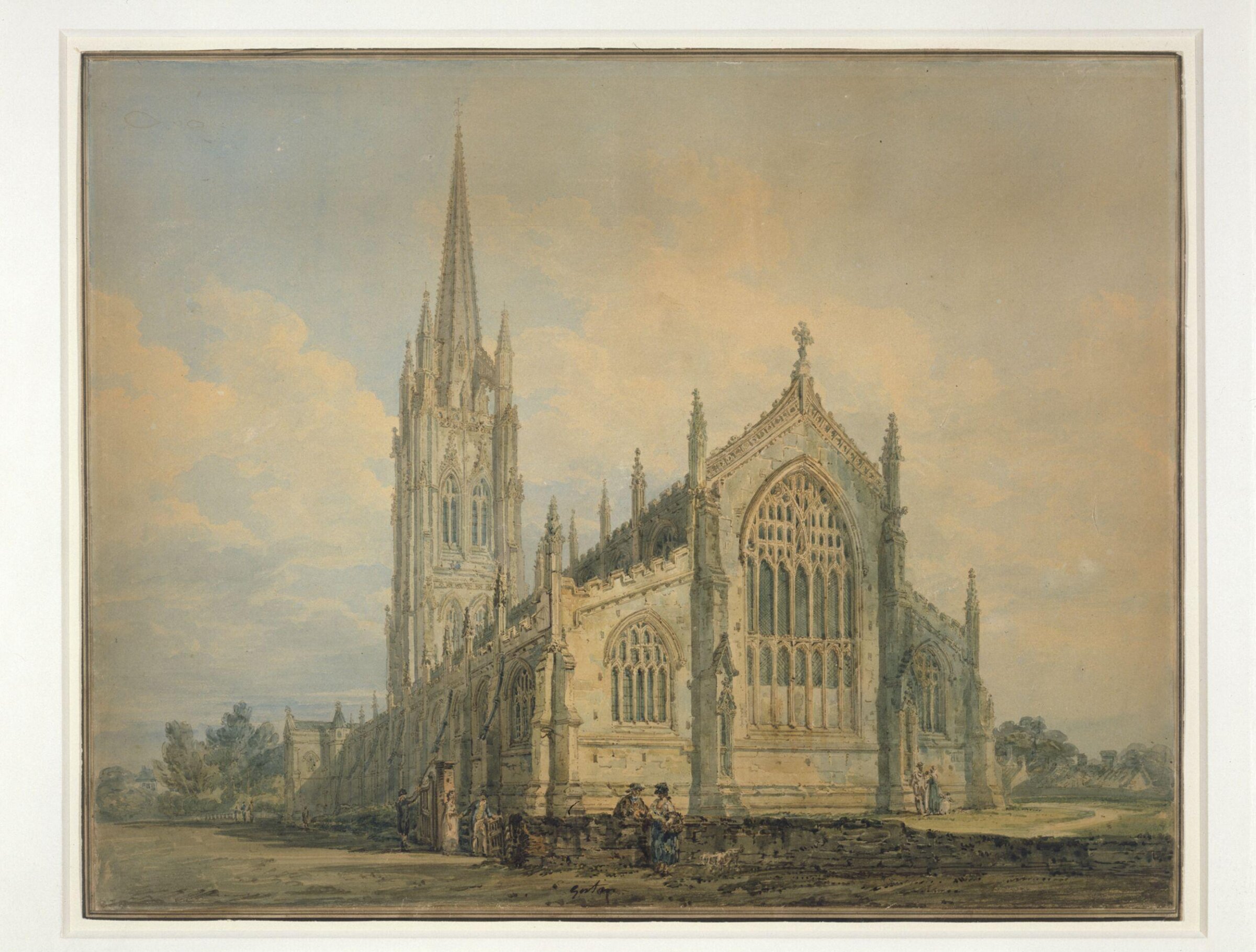 Louth Church, Lincolnshire, Thomas Girtin, ca. 1795